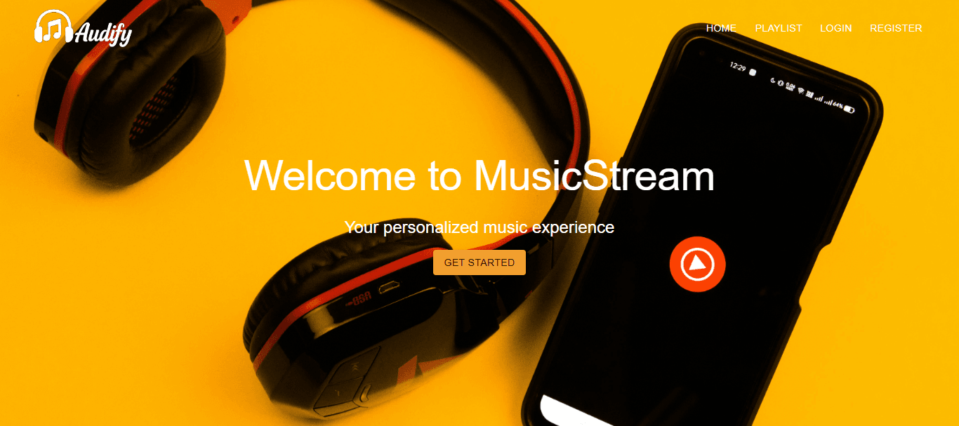 Music Streaming Web App